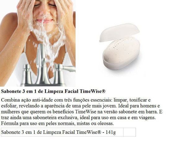 Sabonete 3 em 1 Limpeza Facial