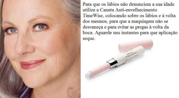 Combate Anti-idade para os Lábios